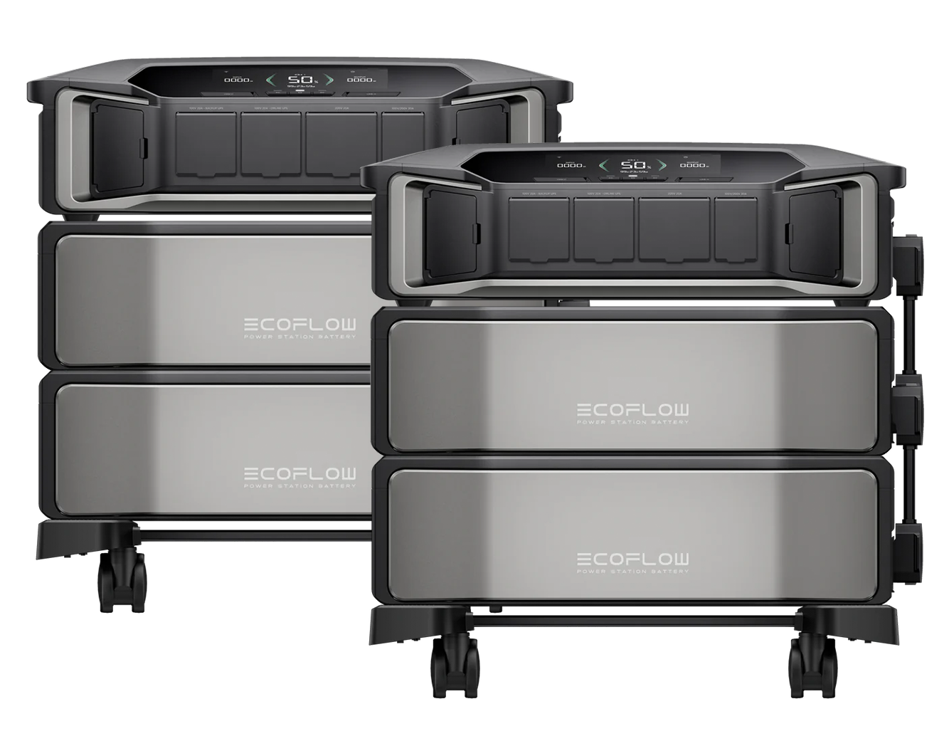 EcoFlow DELTA Pro Ultra x2 Inverter (14.4kW Output) + 24 kWh Storage (x4 Batteries)